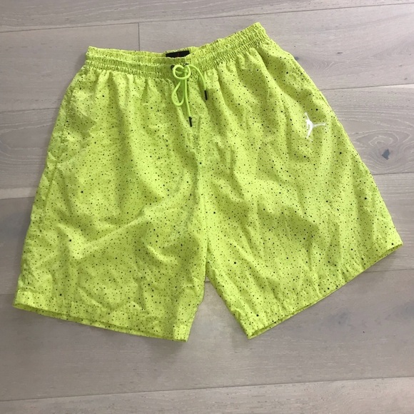 Jordan Neon Poolside flint mesh lined swim Shorts XXL 2xl - Picture 2 of 5